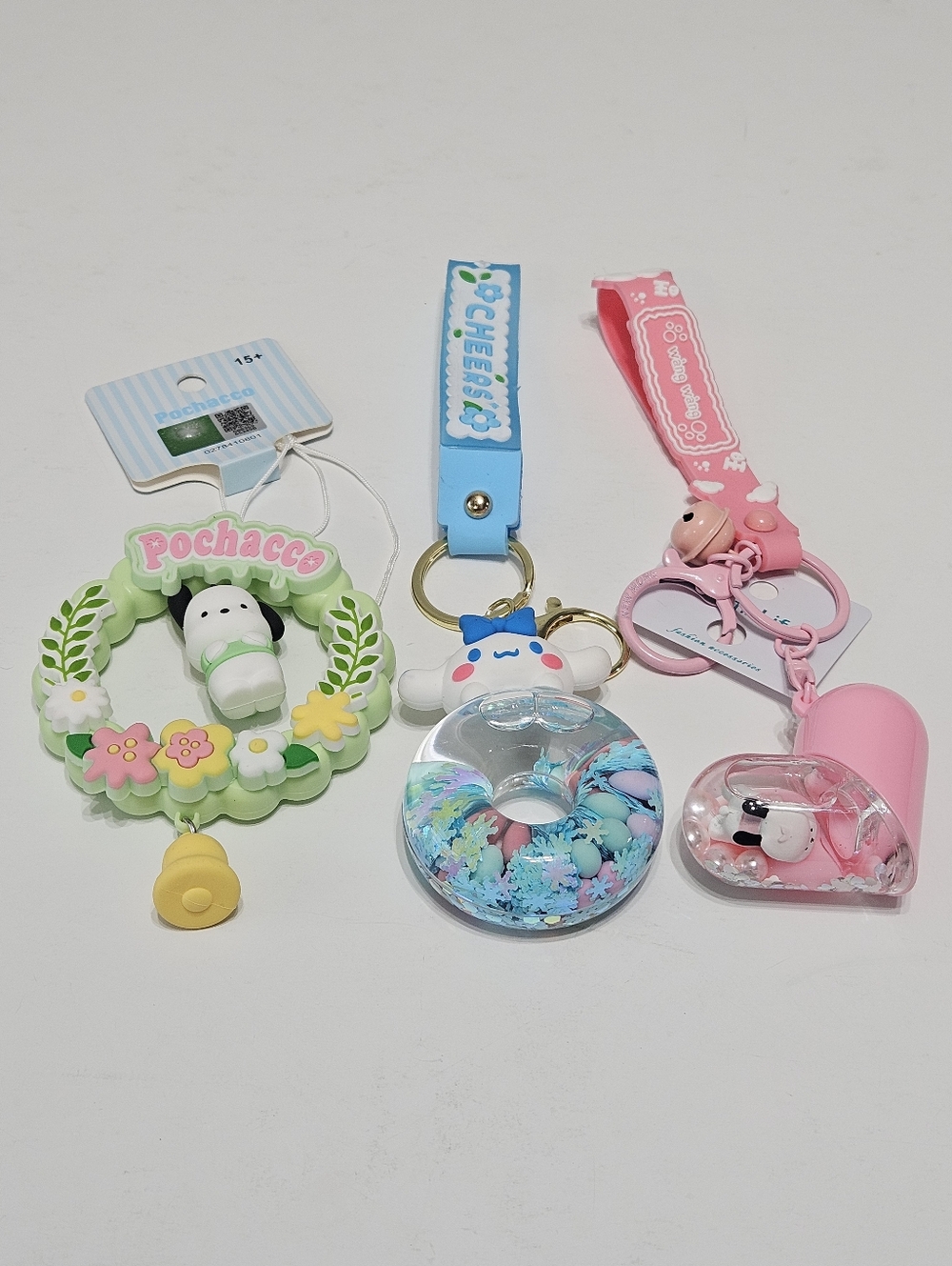 Sanrio Miniso Crystal Gel Liquid Filled Motion Rumi Life & Kuromi Cinnamoroll Ke